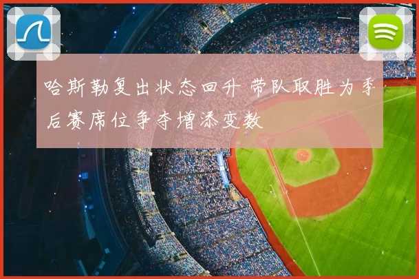 哈斯勒复出状态回升 带队取胜为季后赛席位争夺增添变数